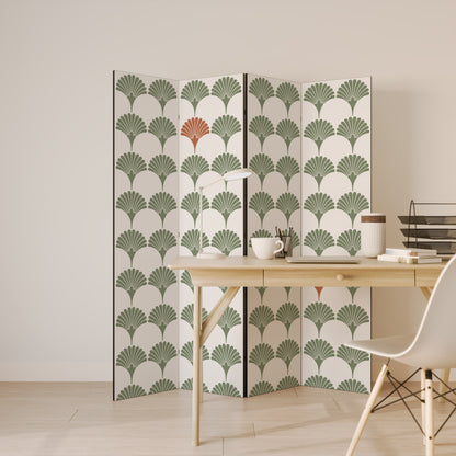 VIVID VALOR Decorative 4-Panel Room Divider
