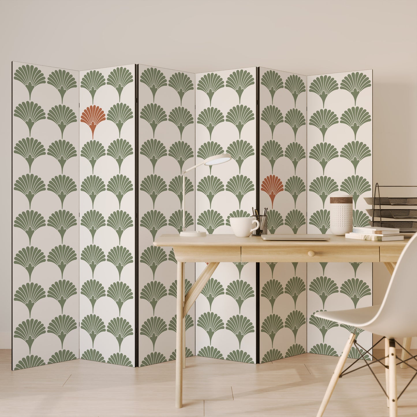 VIVID VALOR Decorative 6-Panel Room Divider