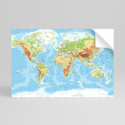 CONTINENTAL COLOR SYMPHONY Peel and Stick Horizontal Poster