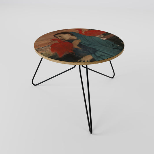 YOUNG WOMAN WITH IBIS Coffee Table 60