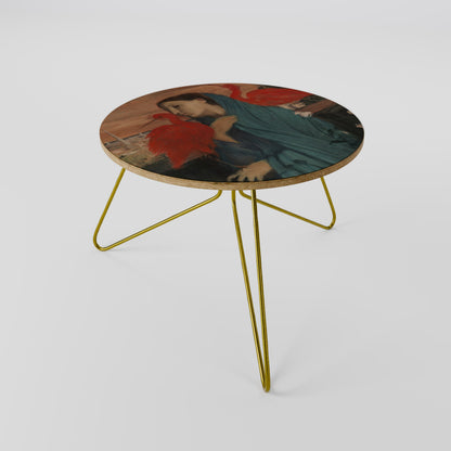 YOUNG WOMAN WITH IBIS Coffee Table 60