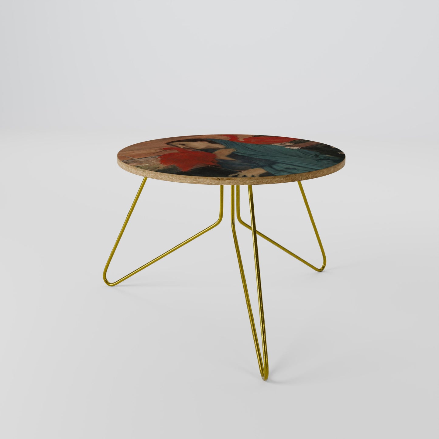 YOUNG WOMAN WITH IBIS Coffee Table 60