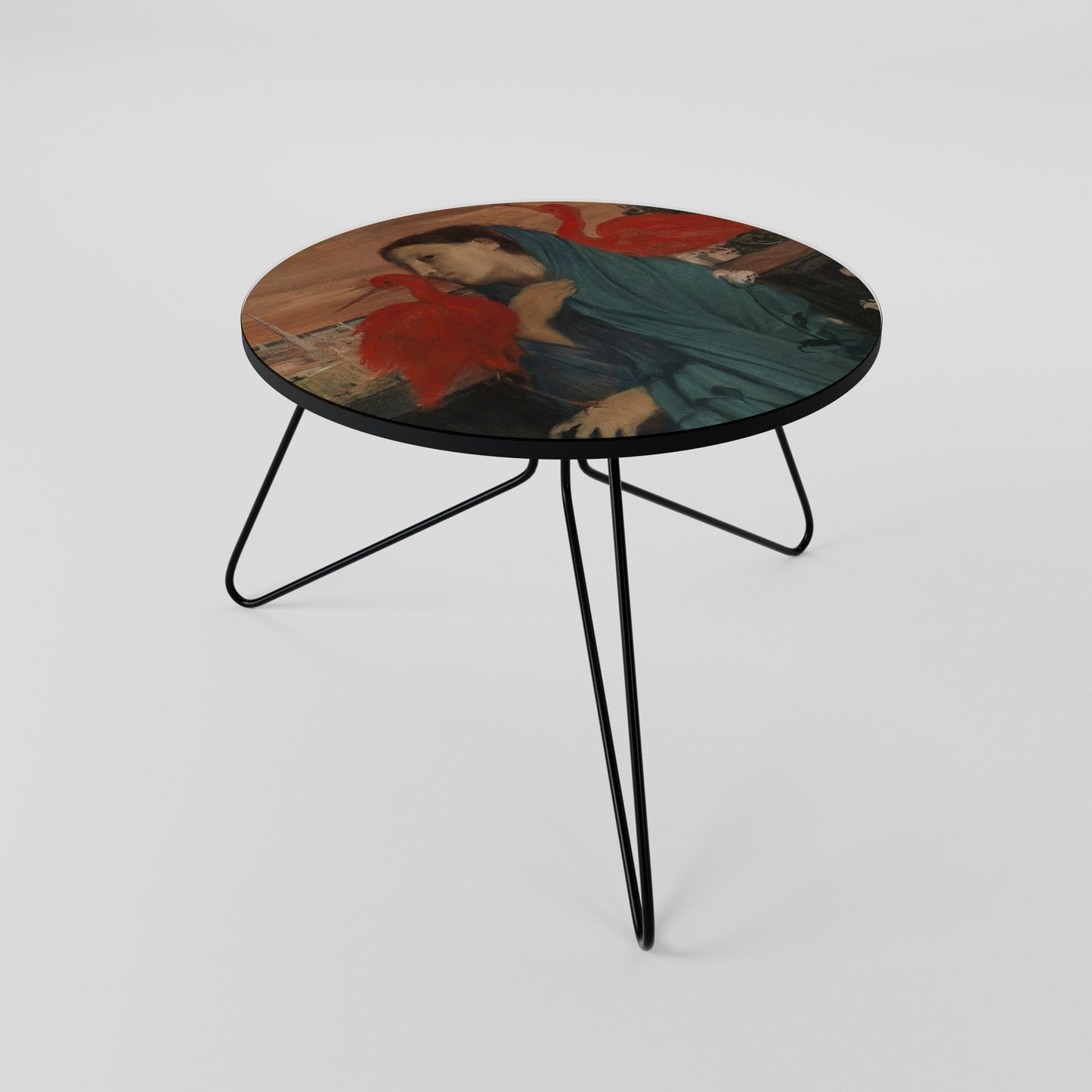 YOUNG WOMAN WITH IBIS Coffee Table 60