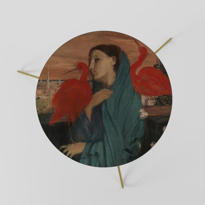 YOUNG WOMAN WITH IBIS Coffee Table 60