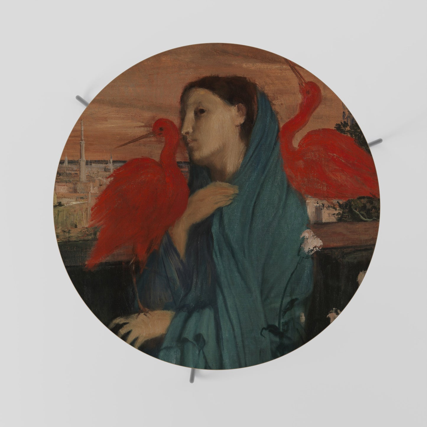 YOUNG WOMAN WITH IBIS Coffee Table 69