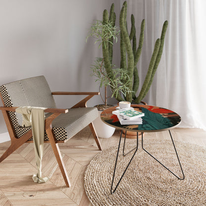 YOUNG WOMAN WITH IBIS Large Coffee Table