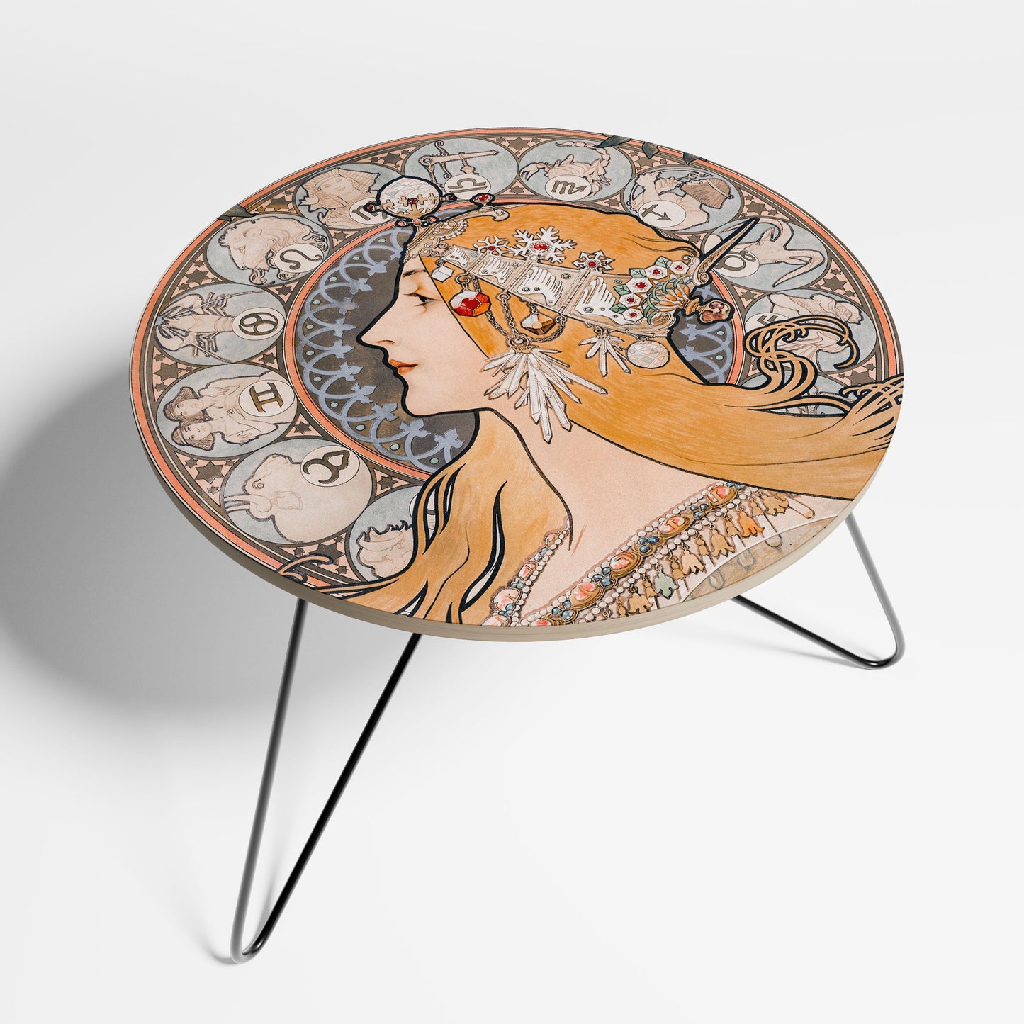 ZODIAQUE OR LA PLUME Small Coffee Table