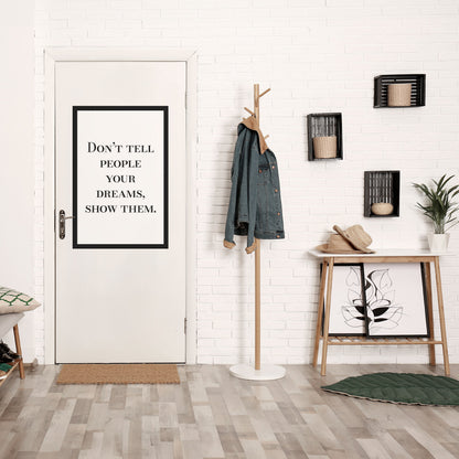 DREAMS IN ACTION Peel and Stick Vertical Poster