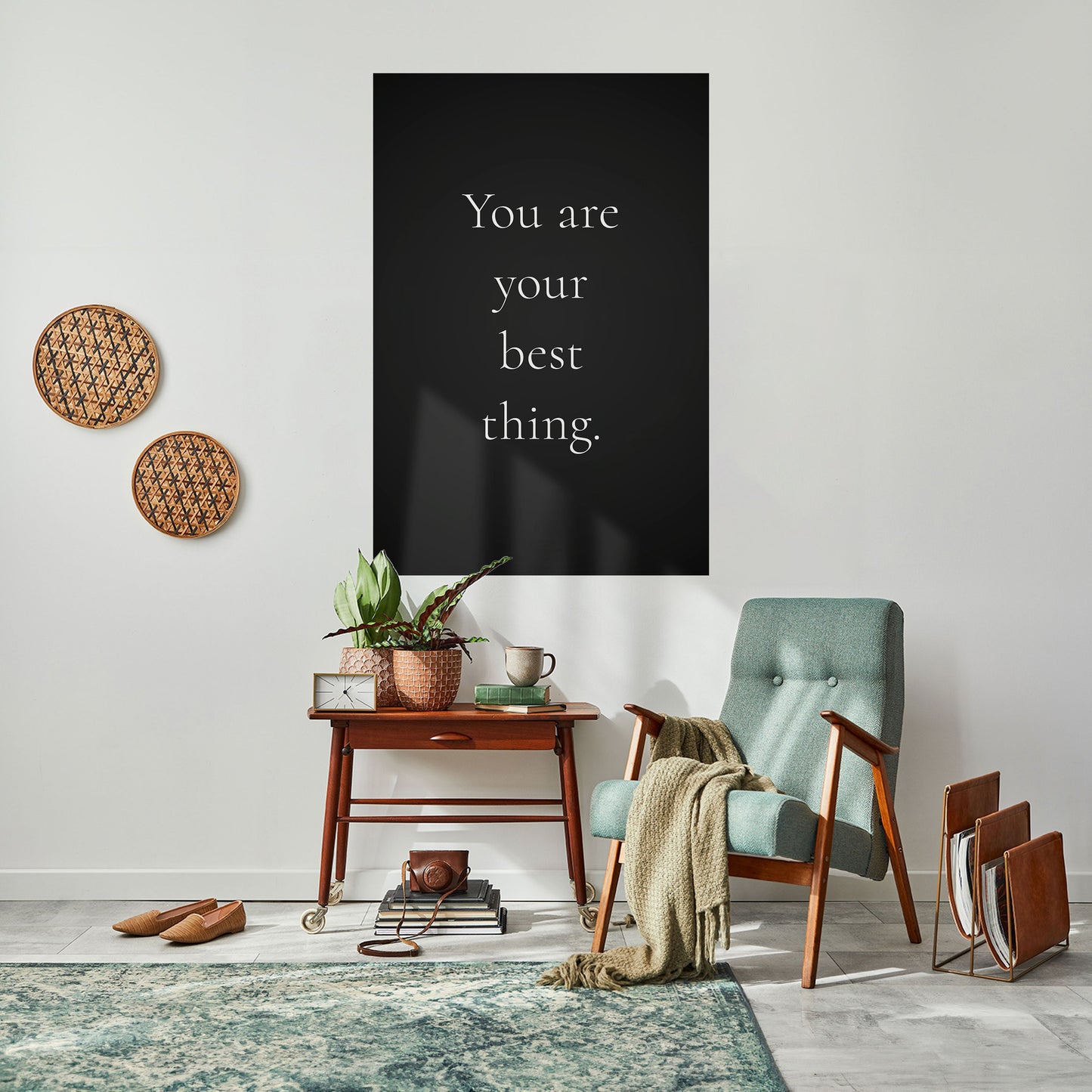 YOU ARE YOUR BEST THING Peel and Stick Vertical Poster