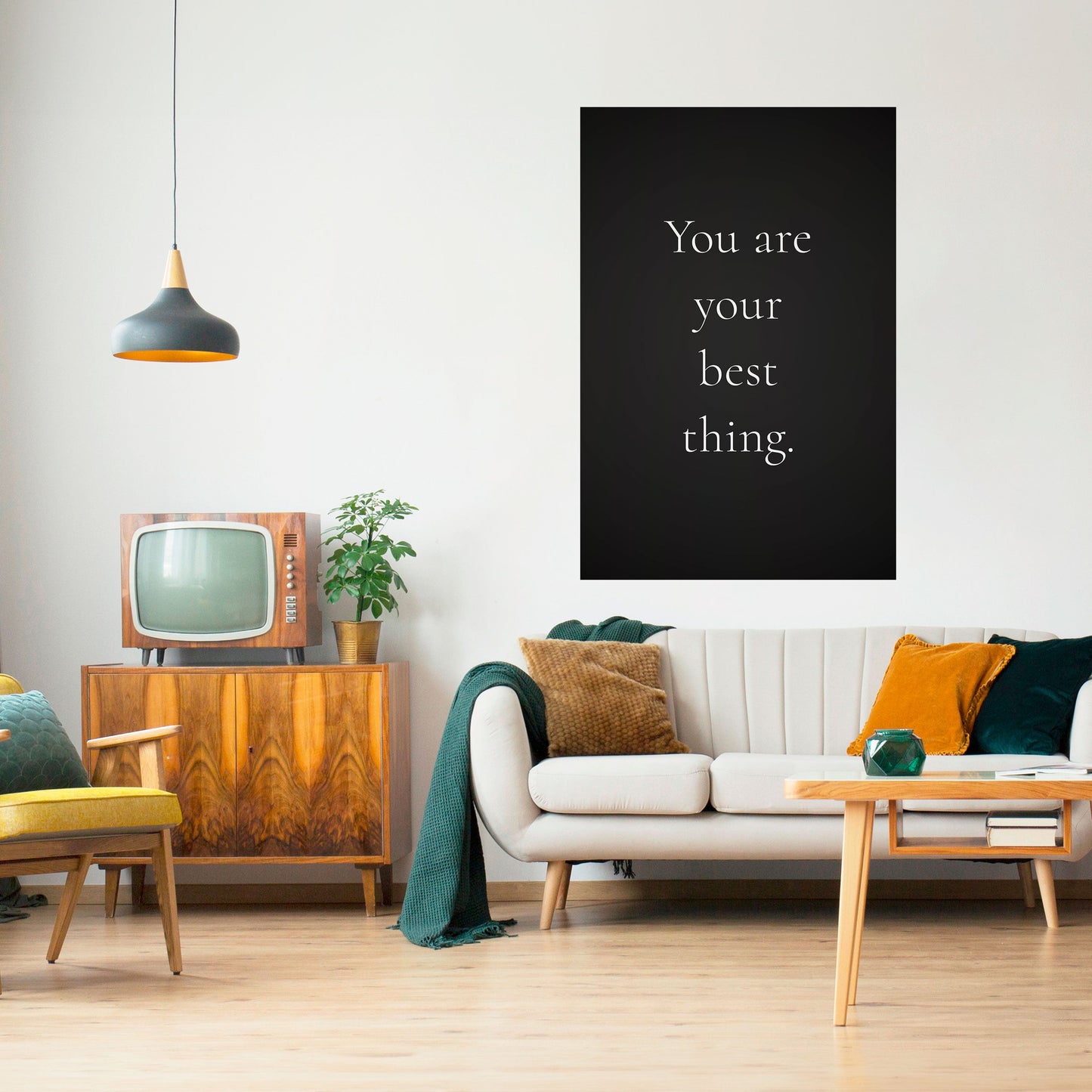 YOU ARE YOUR BEST THING Peel and Stick Vertical Poster