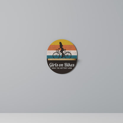 THE HOTTEST LEGS Oval Art Shelf In Oak Effect