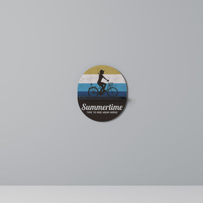 SUMMERTIME Mensola Ovale Decorativa con Finitura Nera