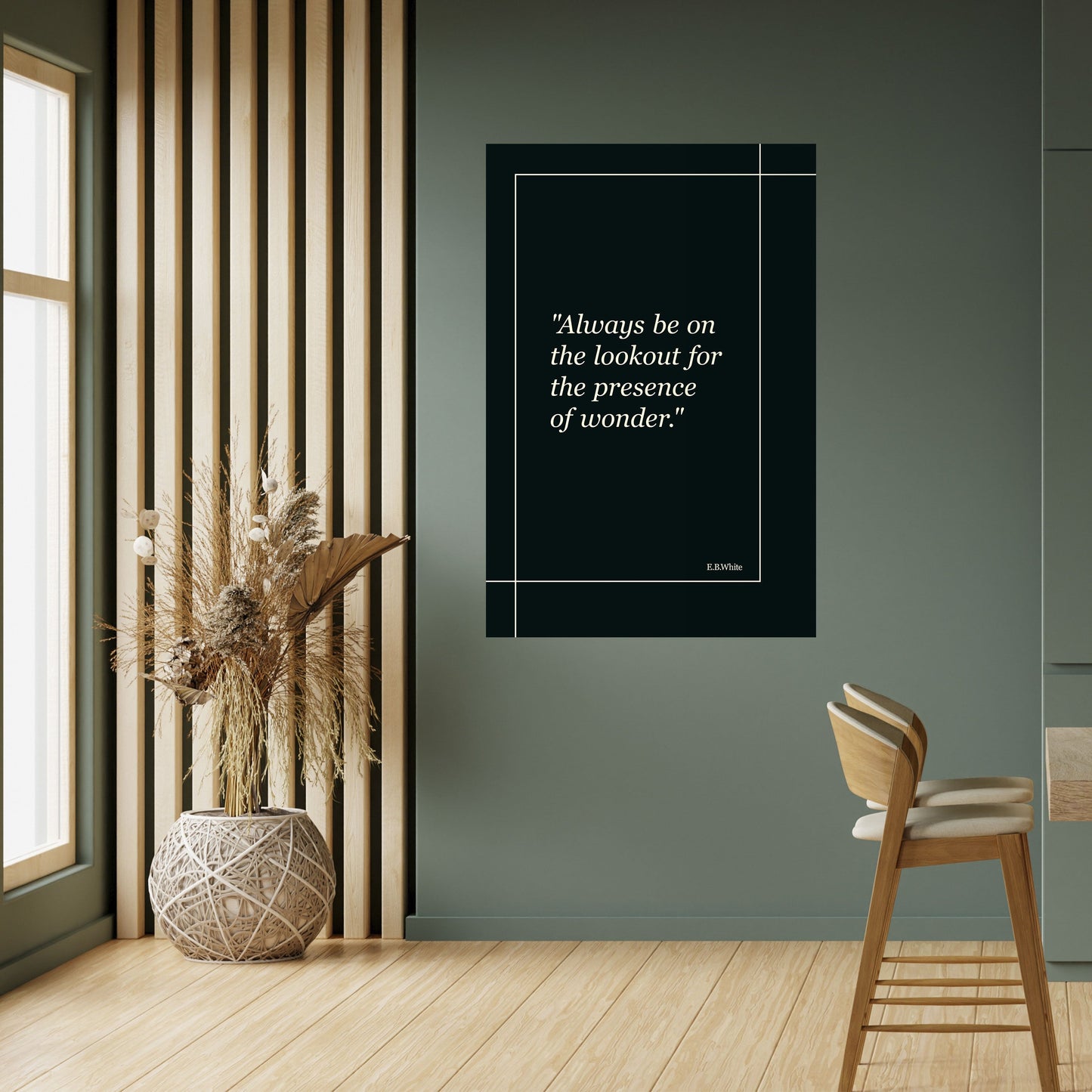 WONDERS UNVEILED Peel and Stick Vertical Poster