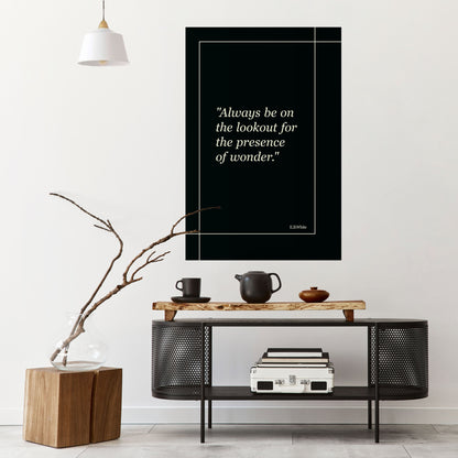 WONDERS UNVEILED Peel and Stick Vertical Poster