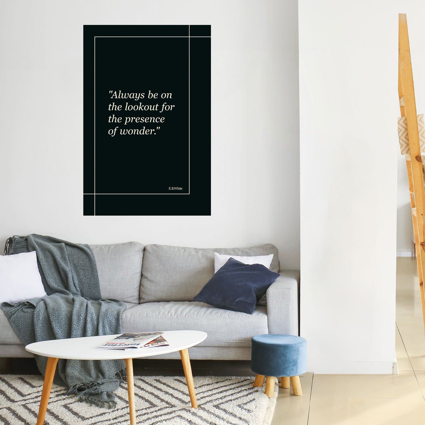 WONDERS UNVEILED Peel and Stick Vertical Poster