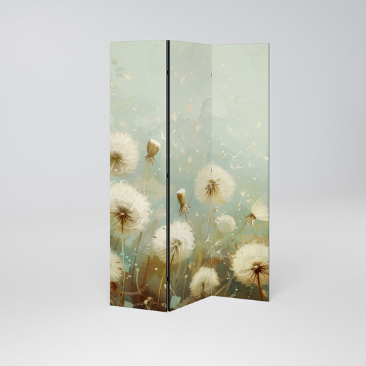 DREAMY MEADOW - Divisorio decorativo per ambienti a 3 pannelli