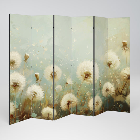 DREAMY MEADOW - Divisorio decorativo per ambienti a 6 pannelli