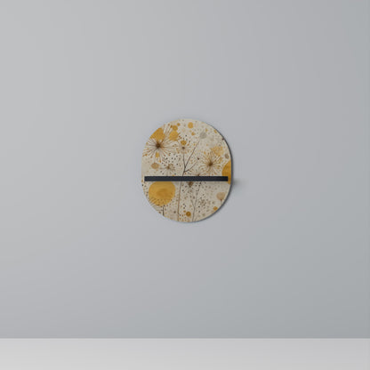 MORNING GLADE Mensola Ovale Decorativa con Finitura Nera