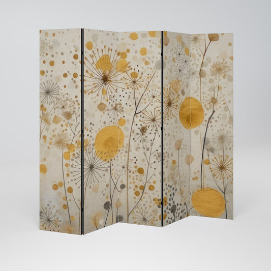 MORNING GLADE Divisorio decorativo per ambienti a 5 pannelli