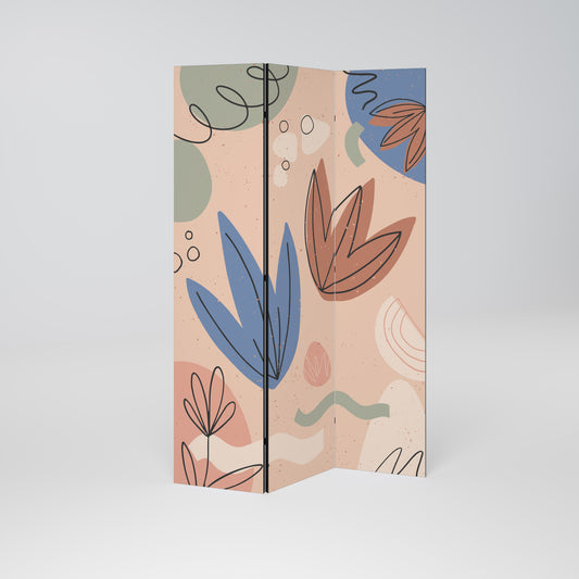 PASTEL DESTINY Divisorio decorativo per ambienti a 3 pannelli