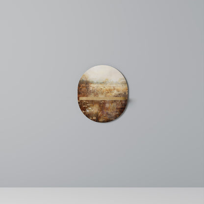 TRANQUIL FIELD Mensola Ovale Decorativa in Effetto Rovere