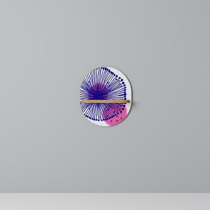 MAGIC NATURE Mensola Ovale Decorativa in Effetto Rovere