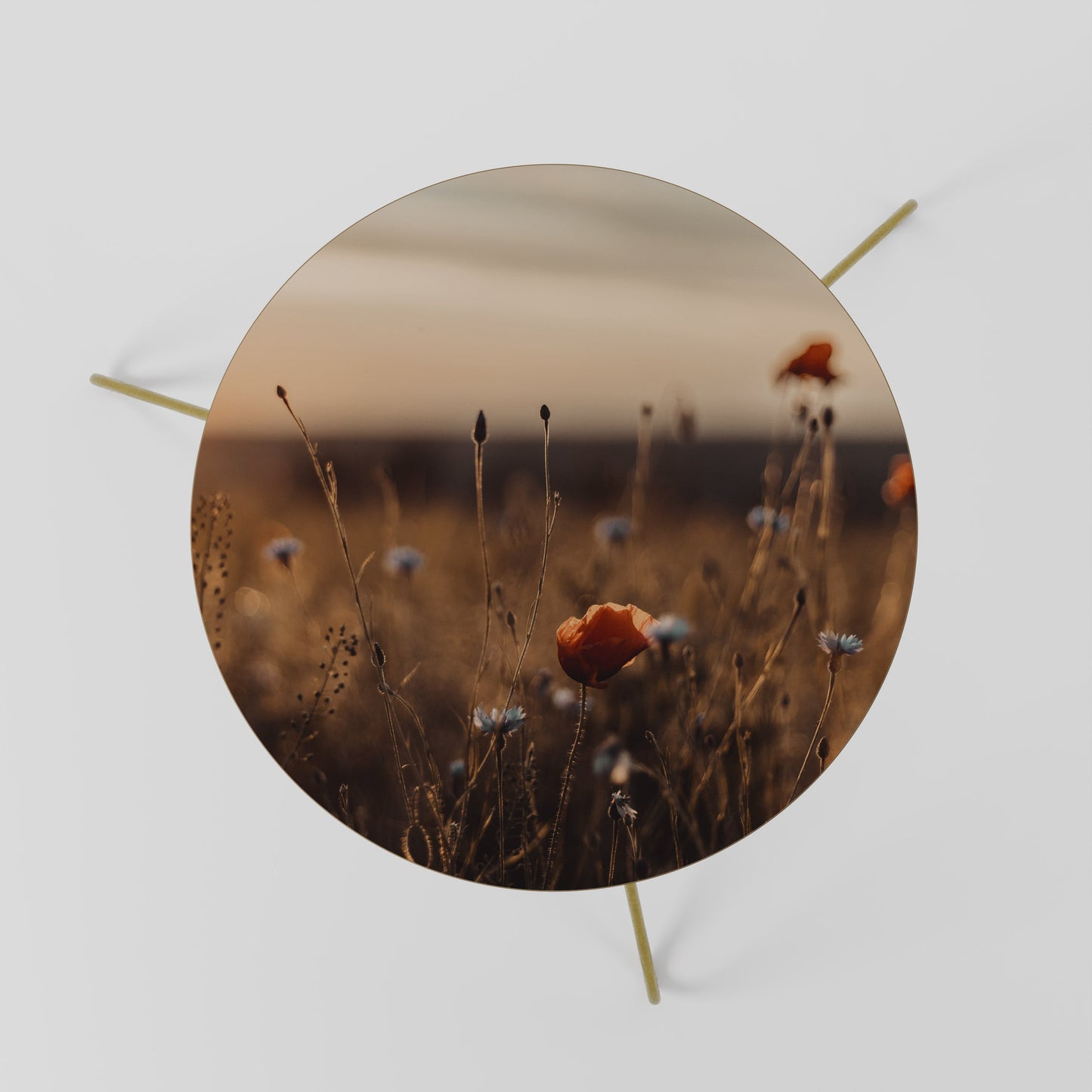 GLOWING MEADOWS AT DUSK Tavolino da Salotto Ø60