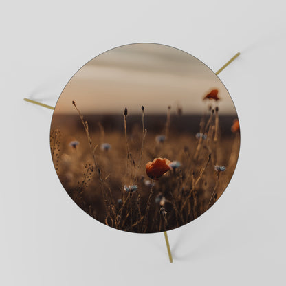 GLOWING MEADOWS AT DUSK Tavolino da Salotto Ø60