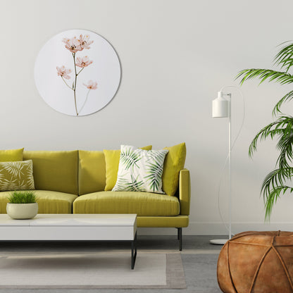 WHISPERS OF PINK Round Wall Art