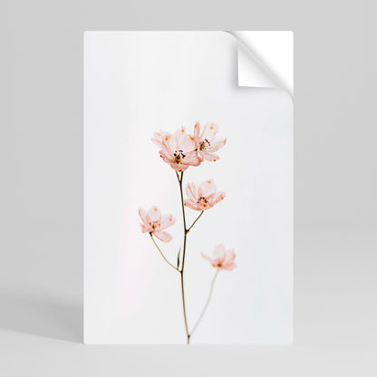 WHISPERS OF PINK Peel and Stick Vertical Poster