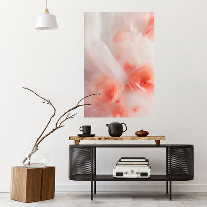 Poster verticale staccabile e attaccabile TENDER BLOSSOM VEIL