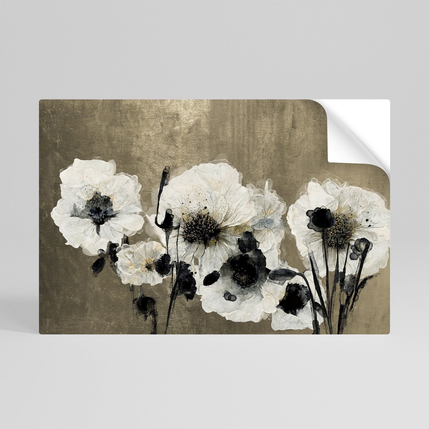 Poster orizzontale staccabile e attaccabile ARMONIA IN BIANCO