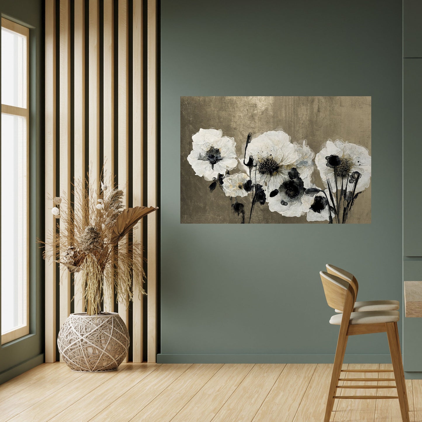 Poster orizzontale staccabile e attaccabile ARMONIA IN BIANCO