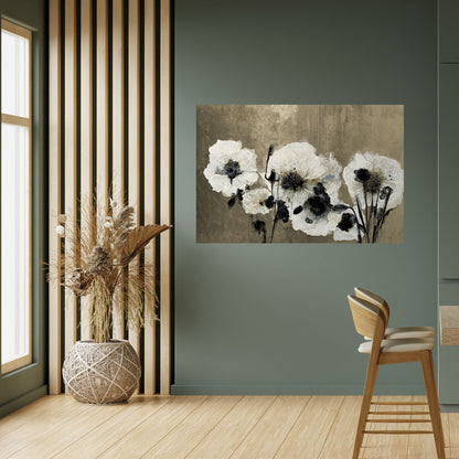 Poster orizzontale staccabile e attaccabile ARMONIA IN BIANCO