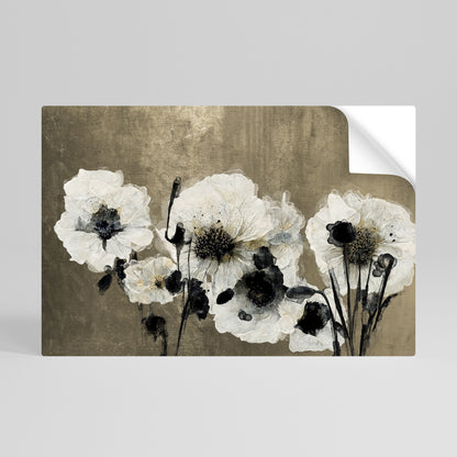 Poster orizzontale staccabile e attaccabile ARMONIA IN BIANCO