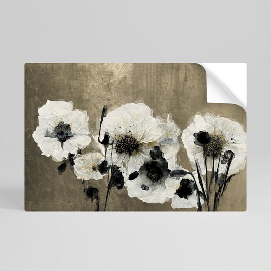 Poster orizzontale staccabile e attaccabile ARMONIA IN BIANCO