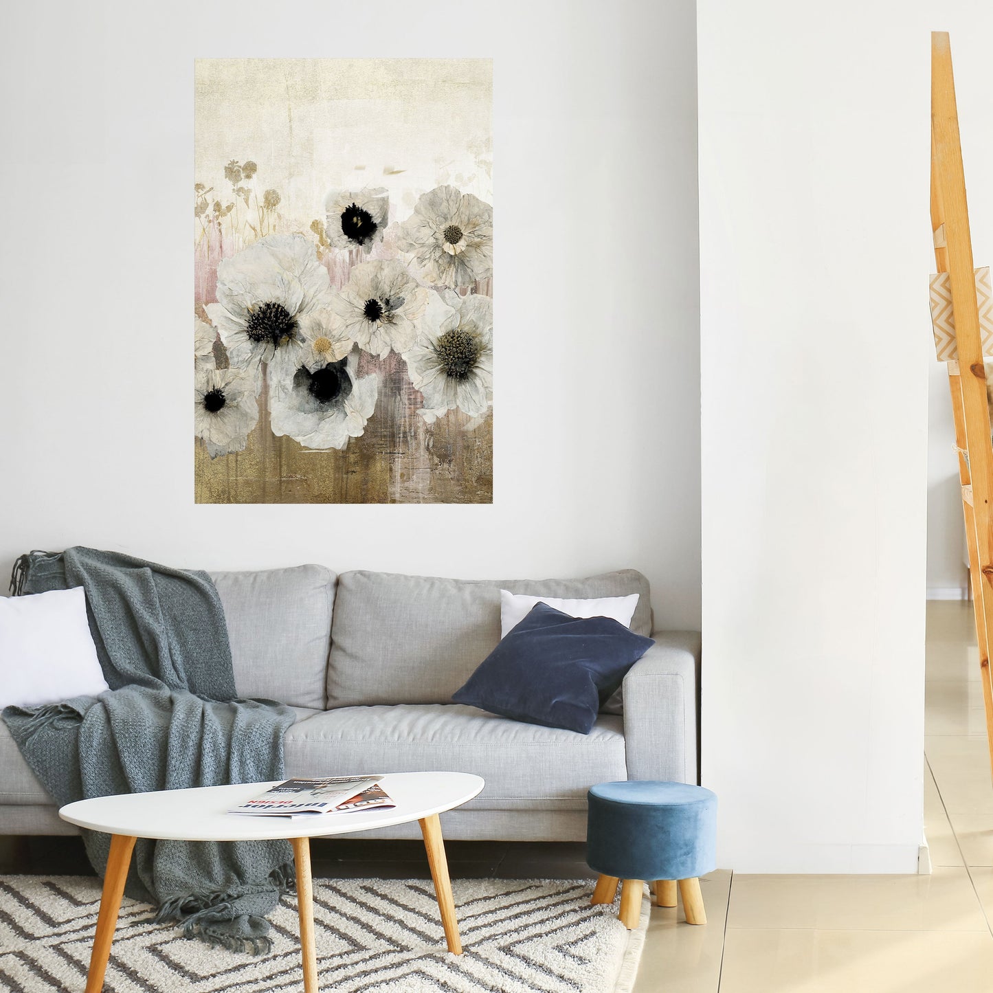 Poster verticale staccabile e attaccabile GENTLE VINTAGE HARMONY