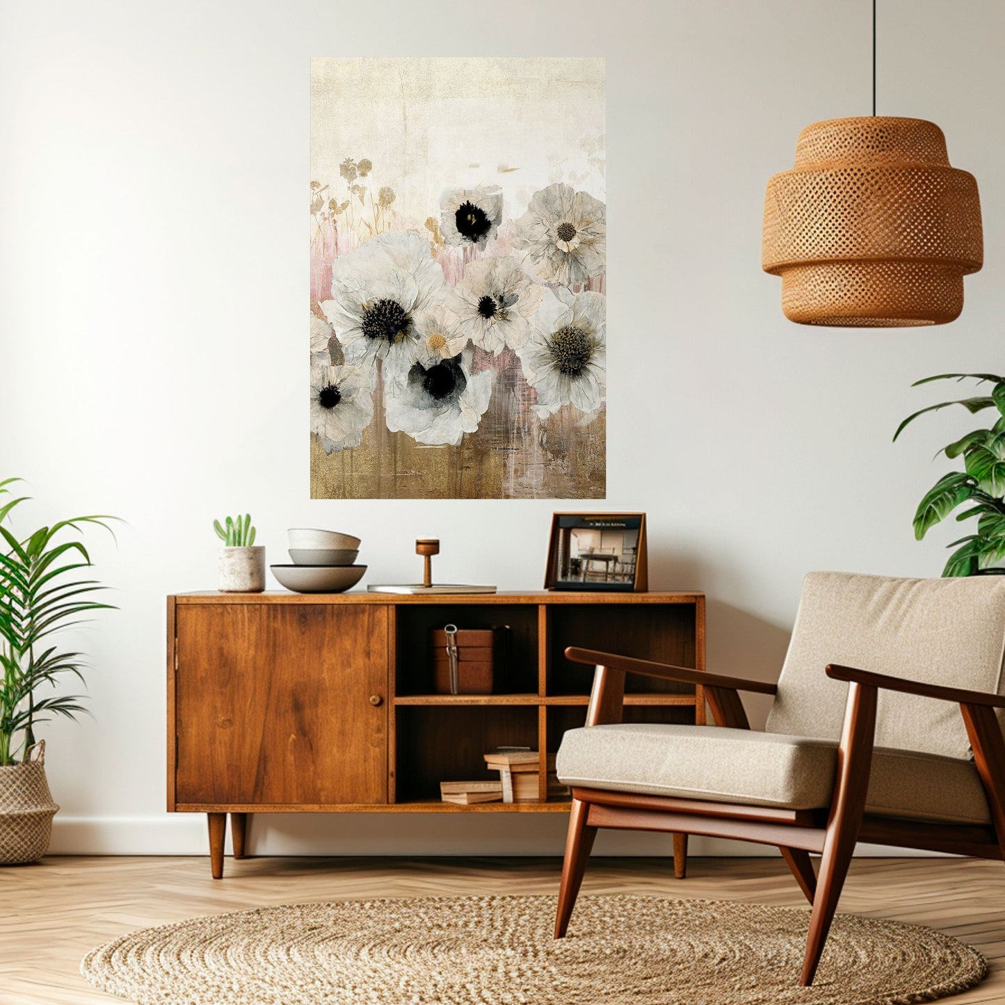 Poster verticale staccabile e attaccabile GENTLE VINTAGE HARMONY