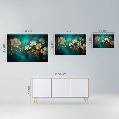 Poster orizzontale staccabile e attaccabile TRANQUIL GARDEN MUSE