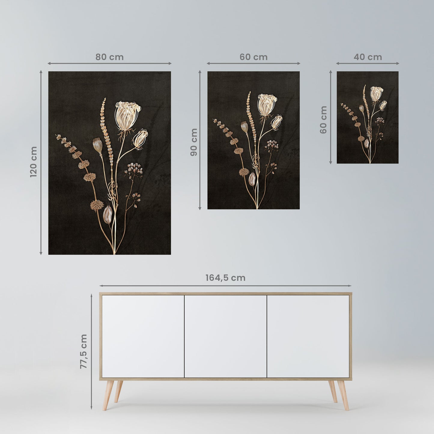 MEADOW ART. Poster verticale staccabile e attaccabile