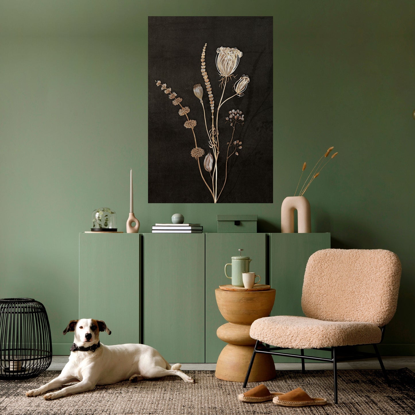 MEADOW ART. Poster verticale staccabile e attaccabile