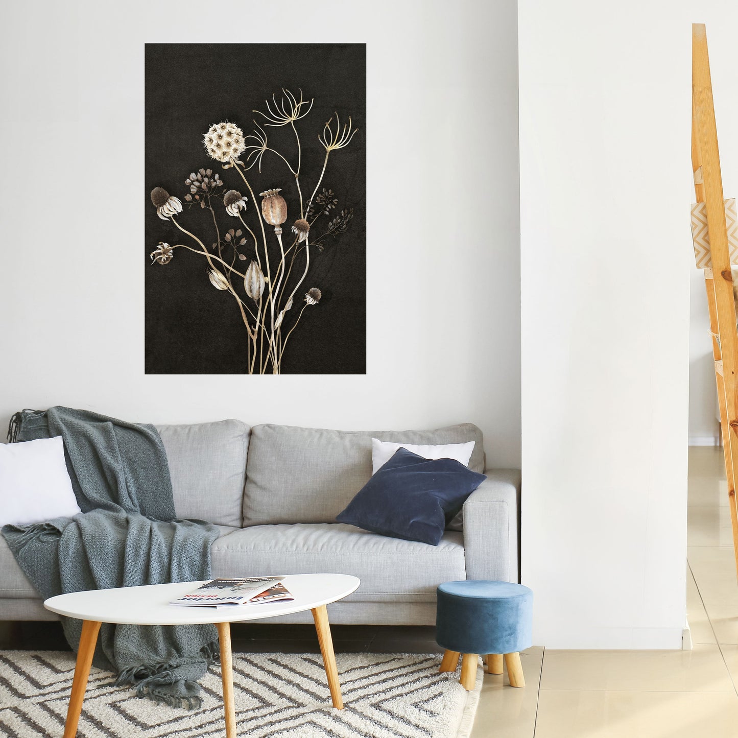 MEADOW SHADES Peel and Stick Vertical Poster