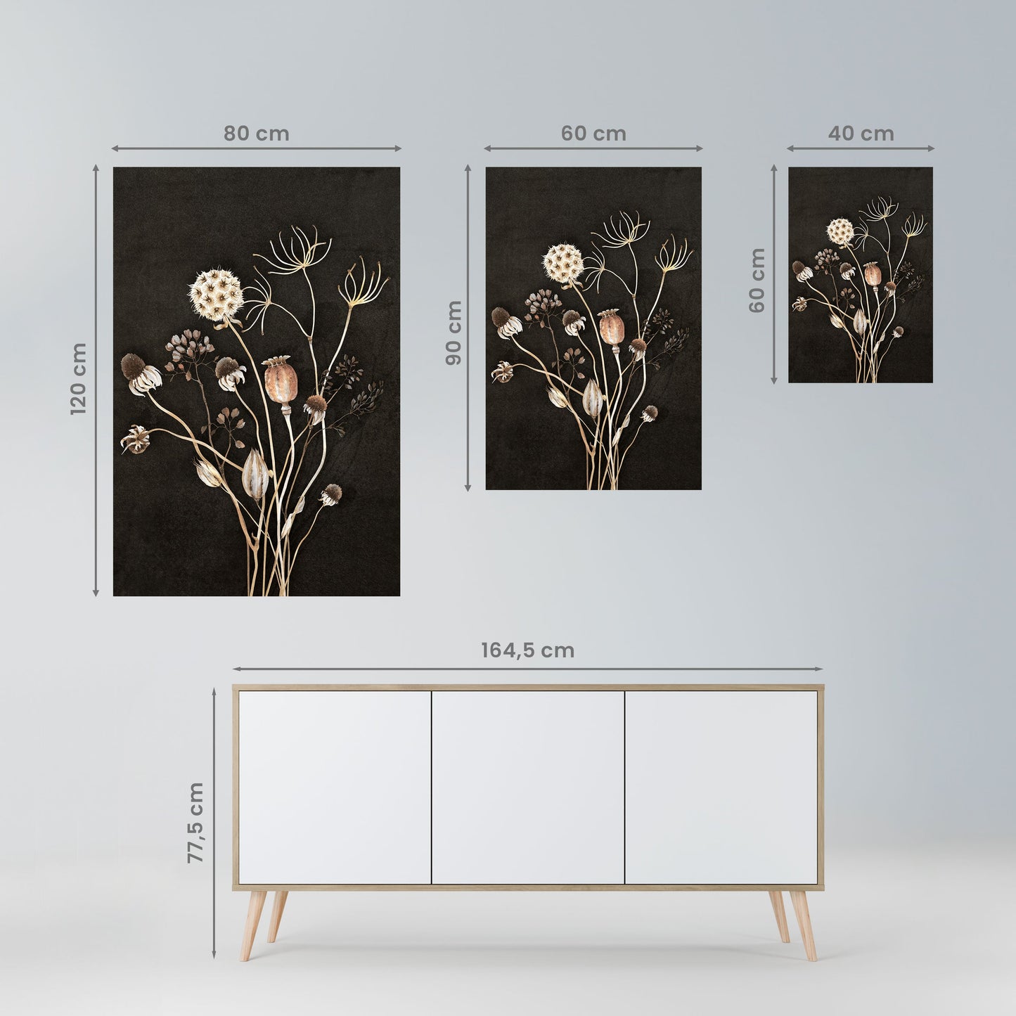 MEADOW SHADES Peel and Stick Vertical Poster