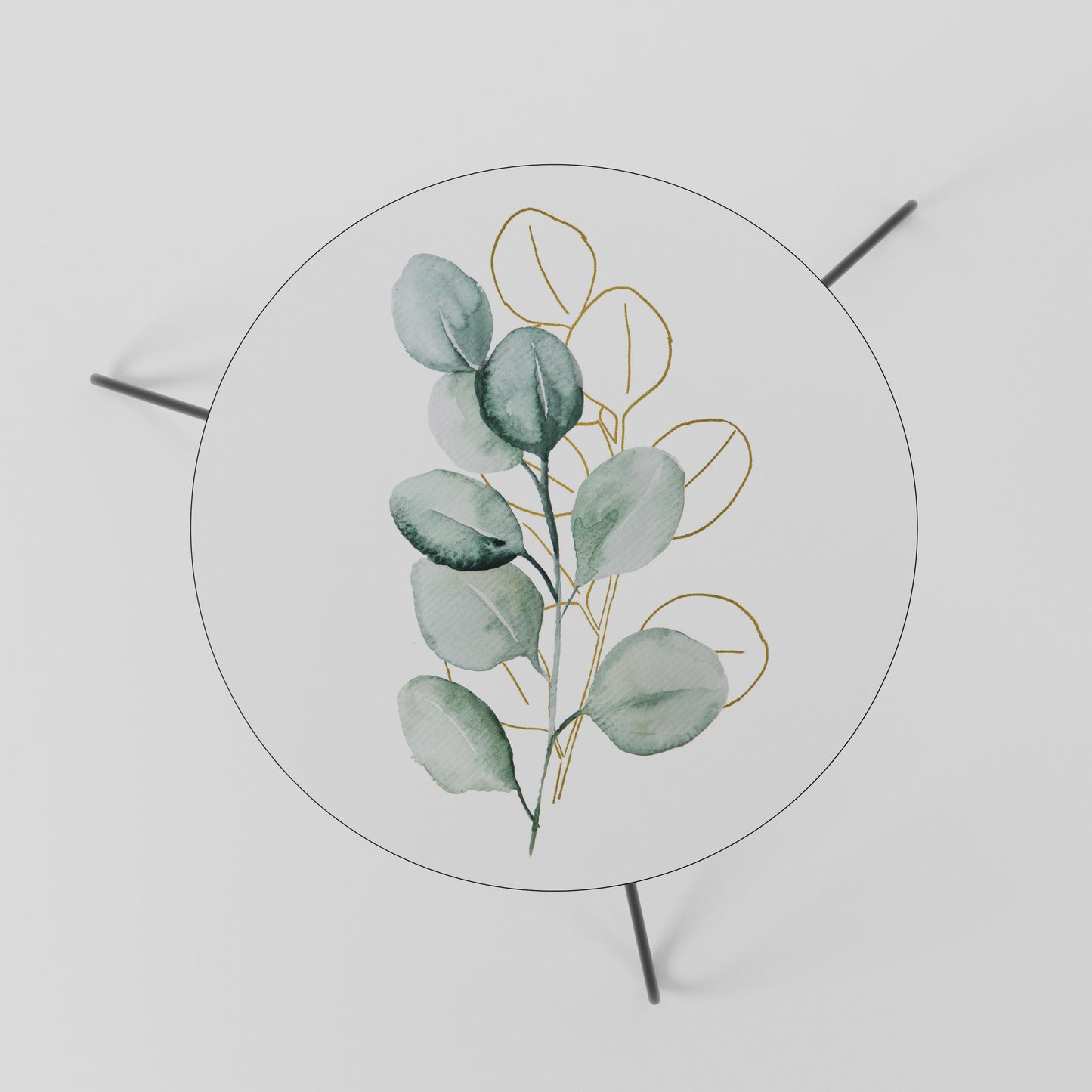 SILHOUETTES IN SOFT WATERS Tavolino da Salotto Ø60