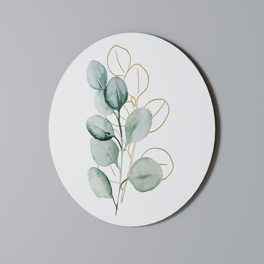 SILHOUETTES IN SOFT WATERS Decorazione da Parete Rotonda