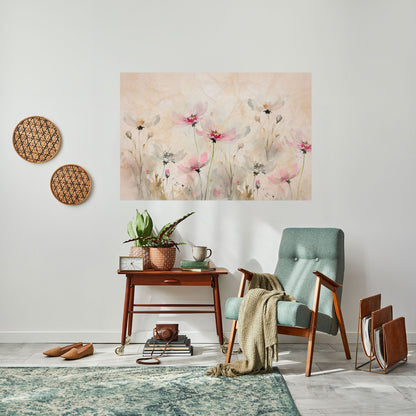 LEGGEREZZA DIPINTA Poster orizzontale staccabile e attaccabile