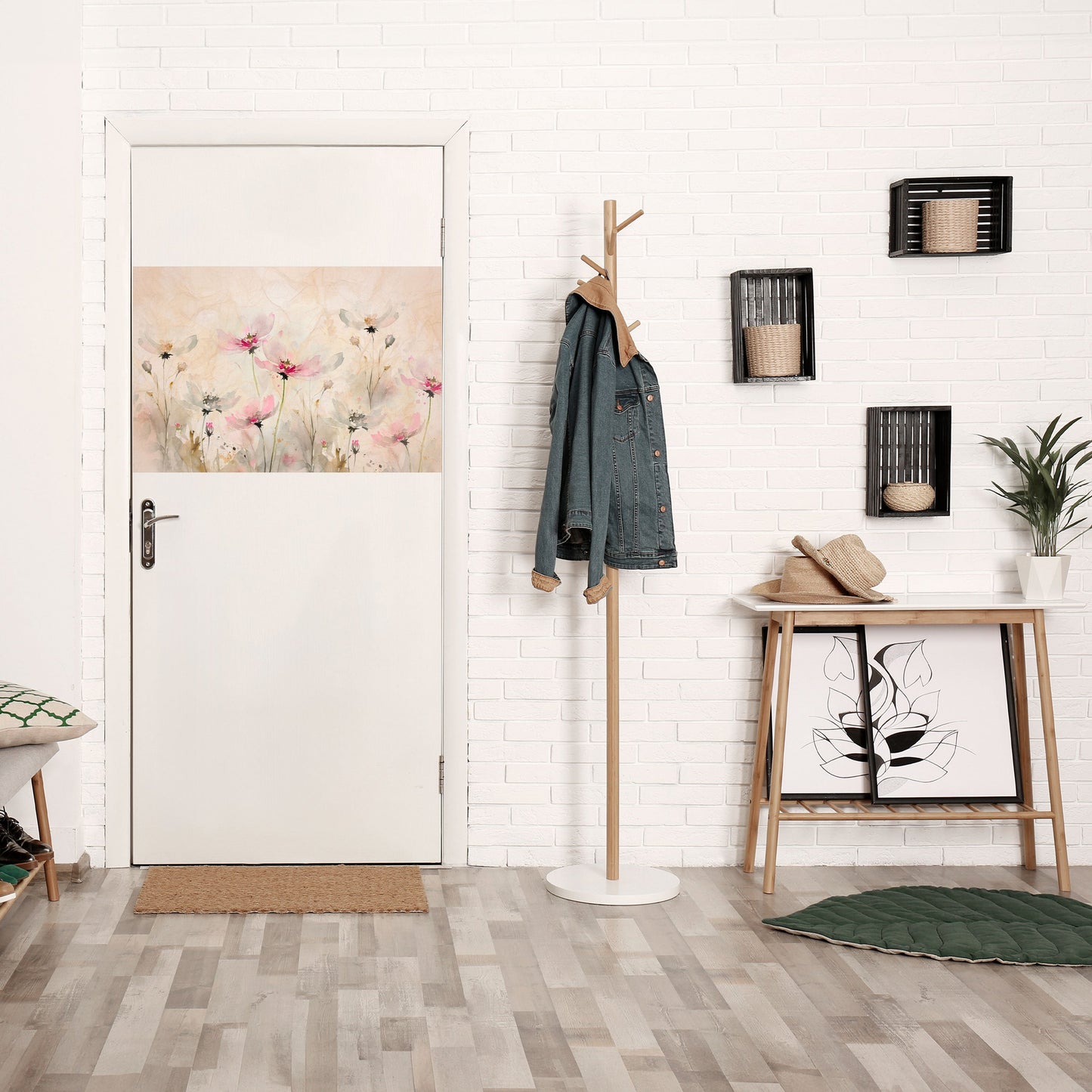 LEGGEREZZA DIPINTA Poster orizzontale staccabile e attaccabile