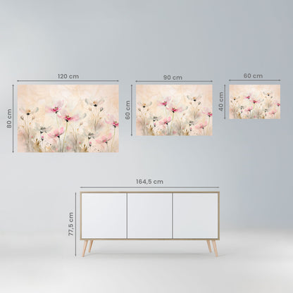 LEGGEREZZA DIPINTA Poster orizzontale staccabile e attaccabile