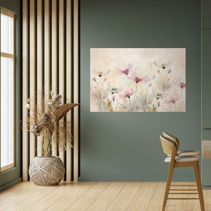 LEGGEREZZA DIPINTA Poster orizzontale staccabile e attaccabile