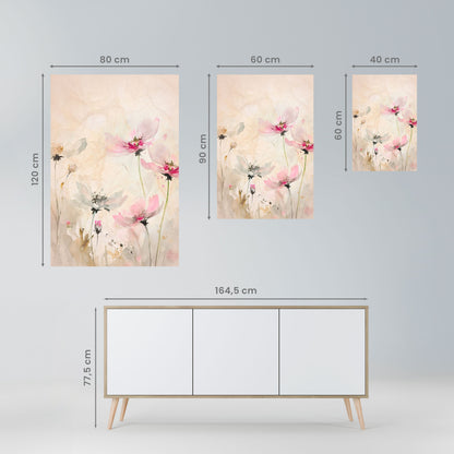 LEGGEREZZA DIPINTA Poster verticale staccabile e attaccabile